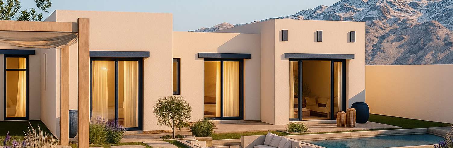 Olive Farms Farmhouse – villa gevelaanzicht