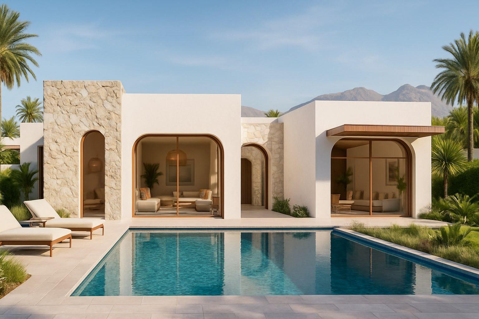 Olive Farms – minimalistische stijl met zwembad
