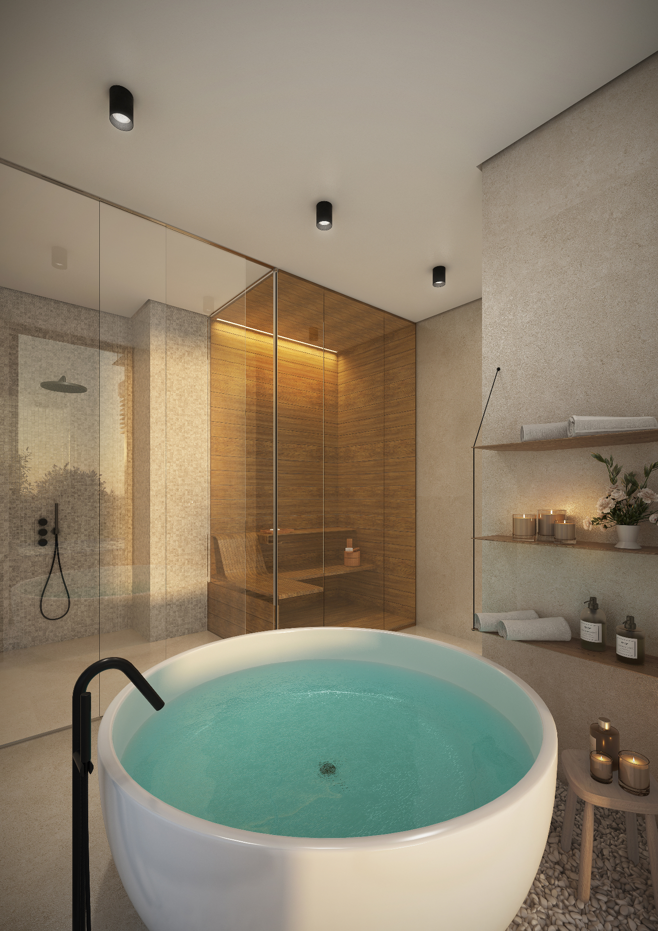 Raya Wellness Villa – jacuzzi en sauna