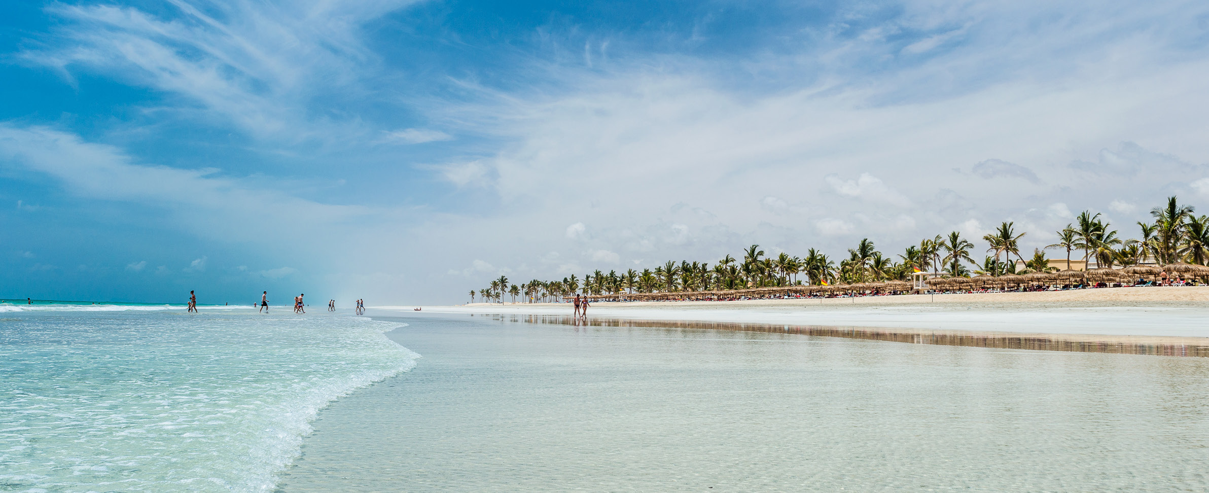 Salalah – wit zandstrand en palmbomen